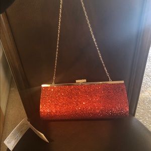 Red Glitter Purse
